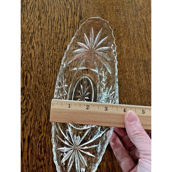 Vtg Anchor Hocking EAPC Star Of David Banana Split/Gondola Shaped Bowl- Mint - Picture 6 of 6